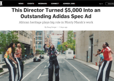This Director Turned $5,000 Into an Outstanding Adidas Spec Ad African heritage plays big role in Monty Marsh's work